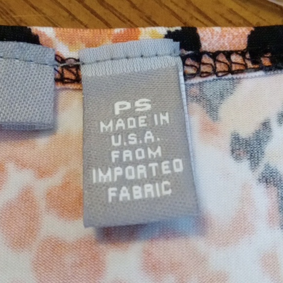 NY Collection Cap Sleeve Blouse Size Petite Small - Picture 8 of 10